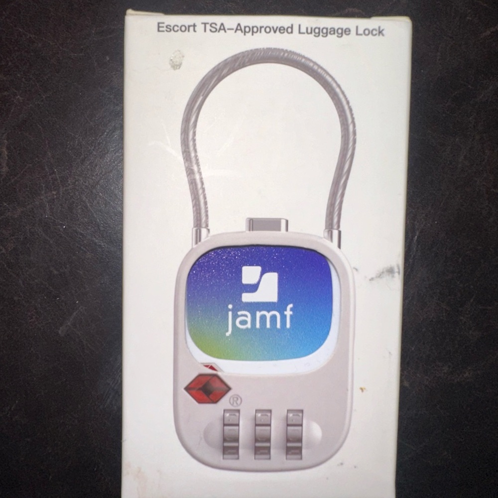 Silver TSA-Approved Luggage Lock